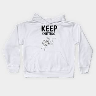 keep knitting Kids Hoodie